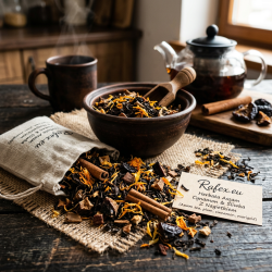 Herbata Assam Cynamon & Śliwka Z Nagietkiem 100g